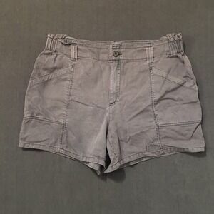 Old Navy Shorts Womens Size Large High Rise Stretch Purple